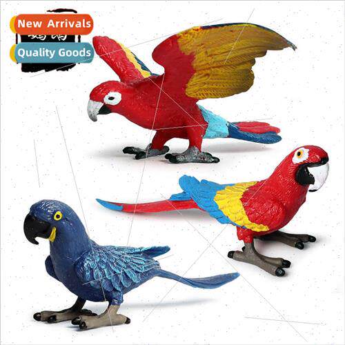 Model Flying Birds Birds Set New Macaw Children Toys Ornamen