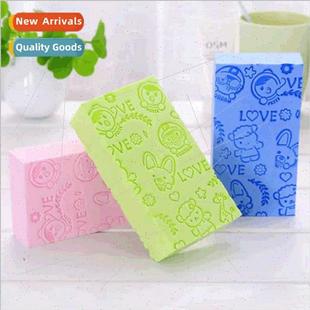 Cartoon bath sponge high-densy printing children free rubbin