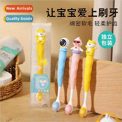 Cartoon children soft bristle toothbrush 2-12 kids home clea