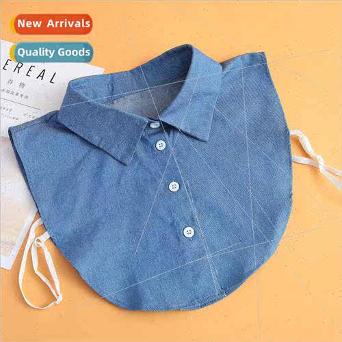 Korean fashion false collar children new versatile shirt col