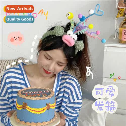 Creative quirky ltle monster Pilom hair bplush spring headbs