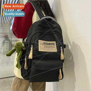 Schoolbag Girls Large Capacy Nylon Fabric Boys Middle School