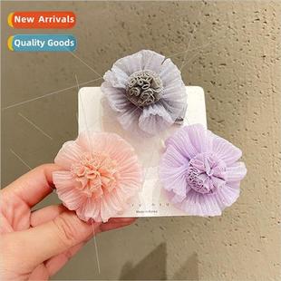 Children cute flowers hair clips hair accessories girls baby