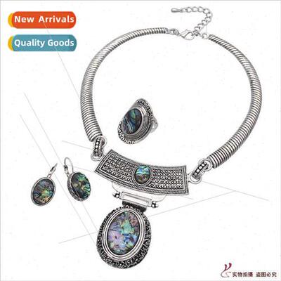 SZ028 Europe color shell collar collar collarbone chain fema