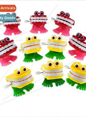 Red yellow wind-up chain wh eyes jumping teeth ghost teeth H