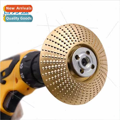 Angle Grinding Tea PlateCurved Woodworking Sanding Prick Pla