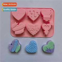 licone 6 wh 6 Love Chocolate DIY Cake Icing Cookie Pastry Ha