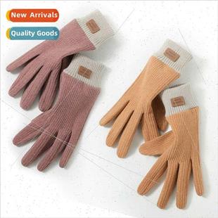 winter 112D outdoor Warm sports women Korean gloves