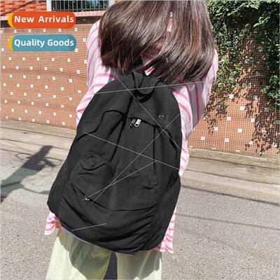 Schoolbag Female Retro Washed Canvas Shoulder Bag Korean Cas