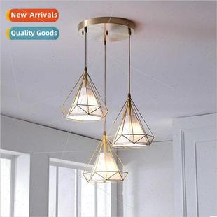 dining room chandelier All simple American modern bed copper