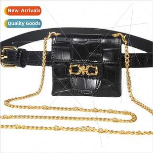ins purse women use dual chain pack fanny small fashion new