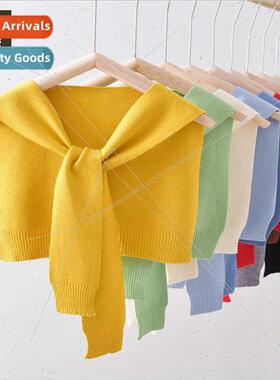 Korean  spring summer solid color shawl female sunscreen hch