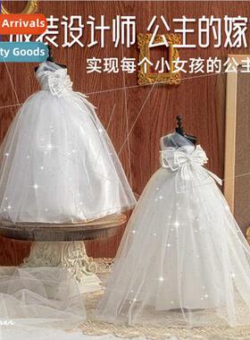 Mars pig princess wedding dress costume wedding dress childr