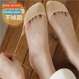 shallow fabric palm half thin super women socks ice Summer