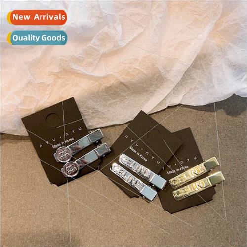 simple alloy ins cold wind hairpin side clip bangs clip brok