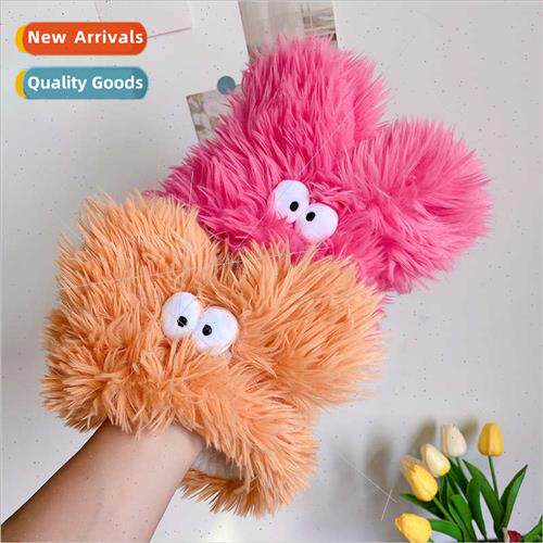 Autumn winter plush ugly cute quirky hair band cartoon fun b