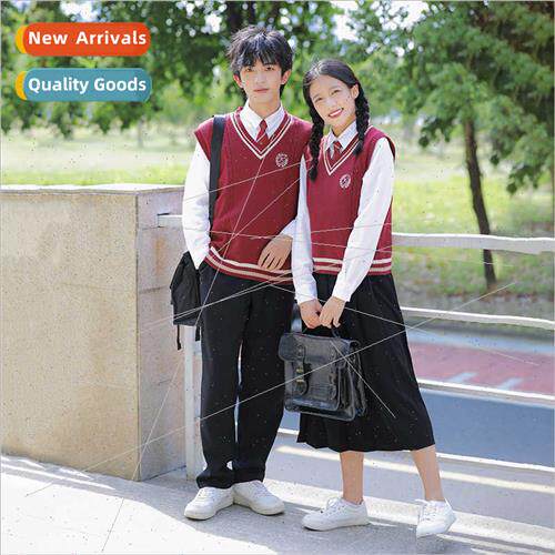 jk unim sweater knted date red undershirt school unim class