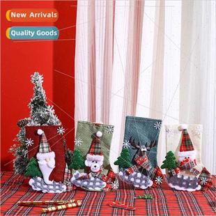 Christmas medium socks linen Christ gift New