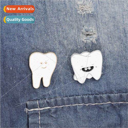 New  American creative cartoon cute tooth decay fun brooch C