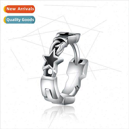 Korean  simple metal wind personaly creative  earrings taniu