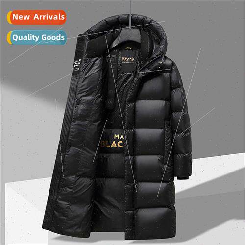 Exme cold large whe goose down men hooded down jacket winter