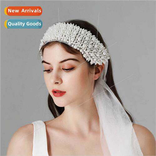 French bridal headdress versatile compression hair band fema