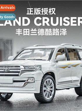 1:24 Landcruiser alloy car model 6 open wh lights sound effe