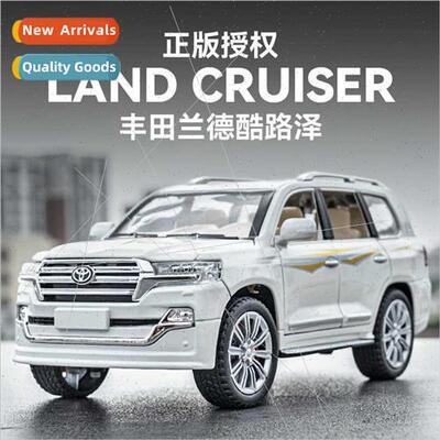 1:24 Landcruiser alloy car model 6 open wh lights sound effe