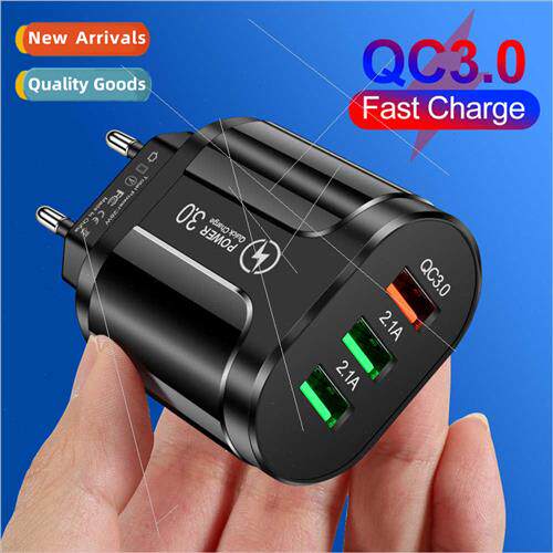 3USB fast charger cell phone charger fast charger head 3A Fa