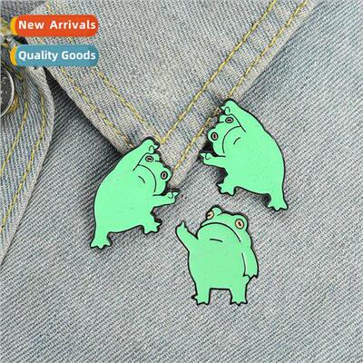 Frog Despicable Quirky Gesture Clothes Bags Trinkets Alloy B