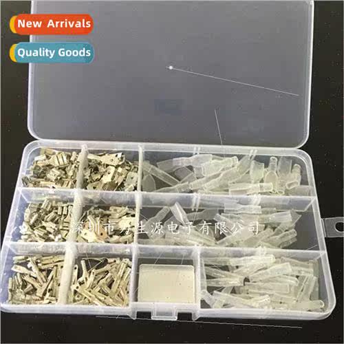 270pcs Insert Reed Plug Terminal Block Set 6.3 4.8 2.8