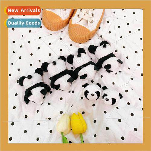 Japanese ins plush panda hair clips hair circle cute paddy b