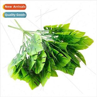 wall material green plasti mulation decorative plant