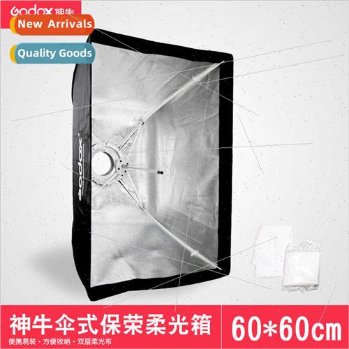 60*60cm Bowens mouth umbrella softbox detachable folding por