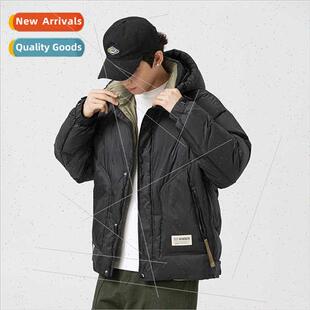Chao high-end hooded down jacket men 2023 new winter windpro
