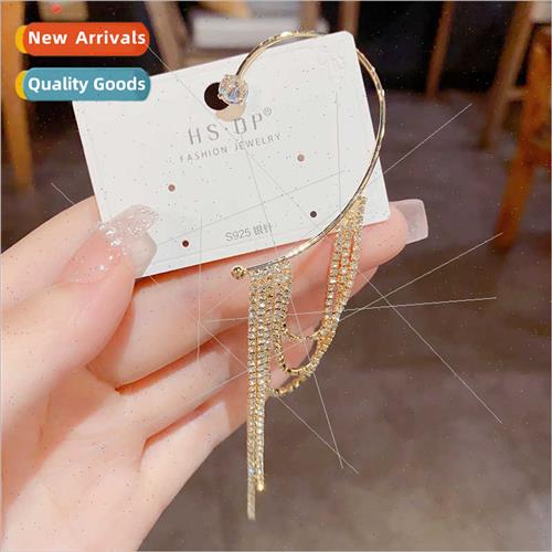 Koreatassel earrings whout ear holes niche versatile earring