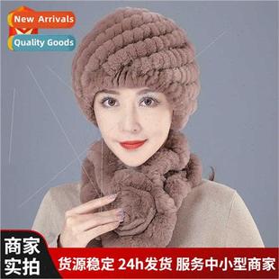 hat elderly winter fall female hair rabb otter aged Middle