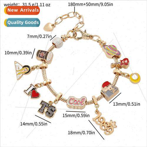 temu new american singer ts1988 pandora bracelet love beads