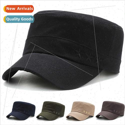 Hat men short-brimmed flat cap elderly cap duck tongue hat m