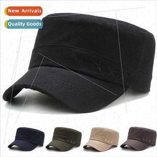 elderly short hat tongue duck cap flat brimmed men Hat