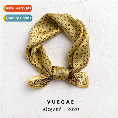 lk scarf small square scarf female winter neckerchief Korea