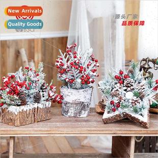 Christmas log decorations creative ornaments ins
