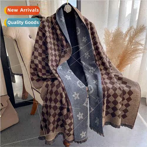 Korean  hundred students imation cashmere scarf female soft