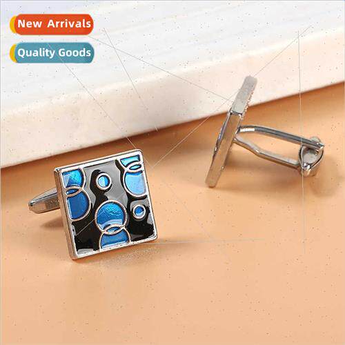 Zinc Alloy Baked Bubble Pattern French Shirt Cufflinks Fashi