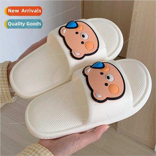 Korean ins cute couple bear slippers eva ad sh sense bathroo