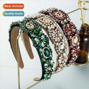 fashion full diamonds Hair Europe new gorgeous baroque bands