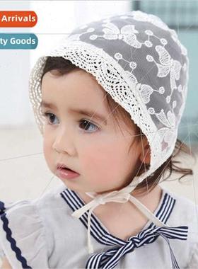 Korean  lace hundred days hat summer cool baby fetus hat bab