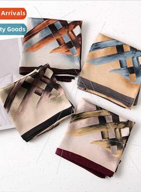 2020 spring summer new warm sunscreen silk scarf women in Eu