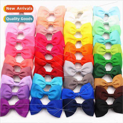 Europe Bow Hair Clip Headdress Threaded Strap Small Bowtie U