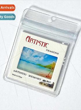 Transparent high-definion waterprocard soft leather storage